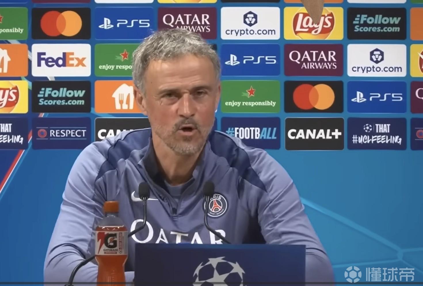 恩里克：枪手配得上英超冠军；他们夺冠是否会影响决赛？不知